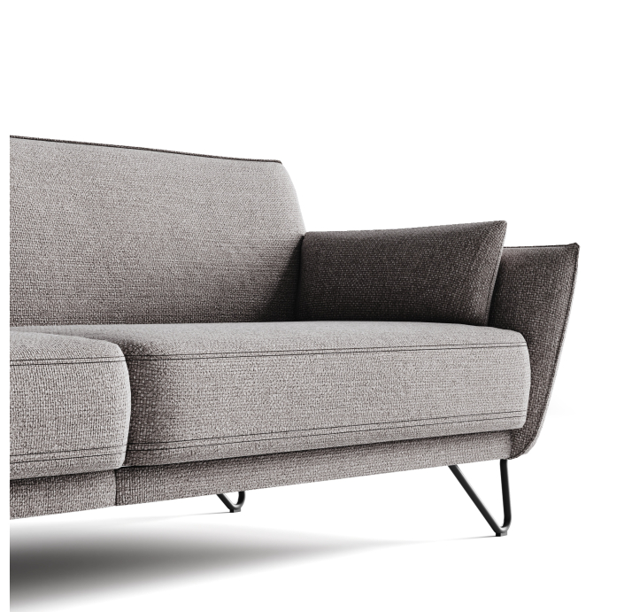 Диван MONTEGO B90-220-90B/WEMBLEY PERLE/BULTEX/01BL/