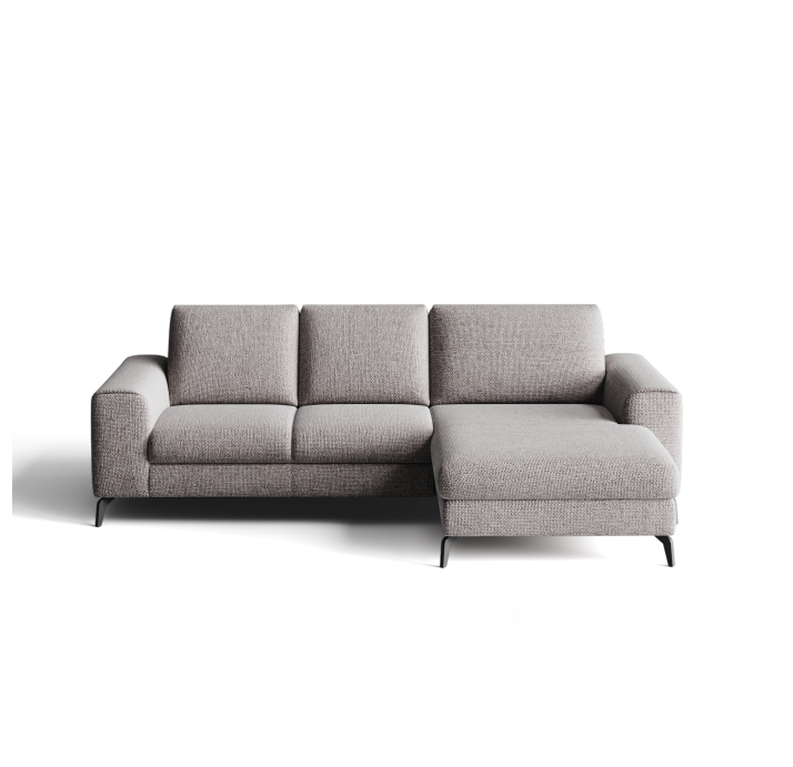 Диван DONATO B100-300-167L/WEMBLEY PERLE/VISCOTEX/01 BLACK/