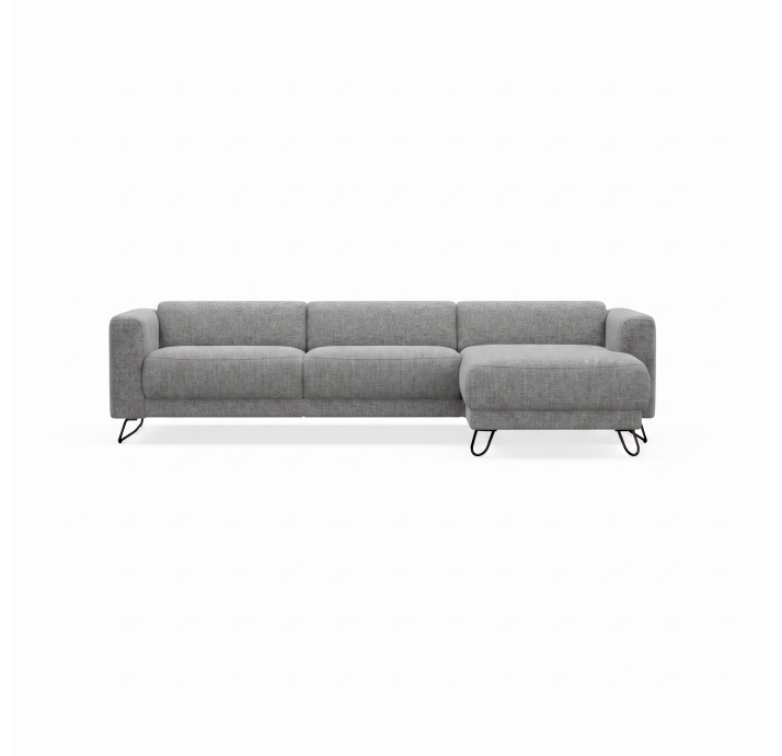Диван MATHEO B100-300-167L/WEMBLEY PERLE/DYNASPRING/01BL BLACK/