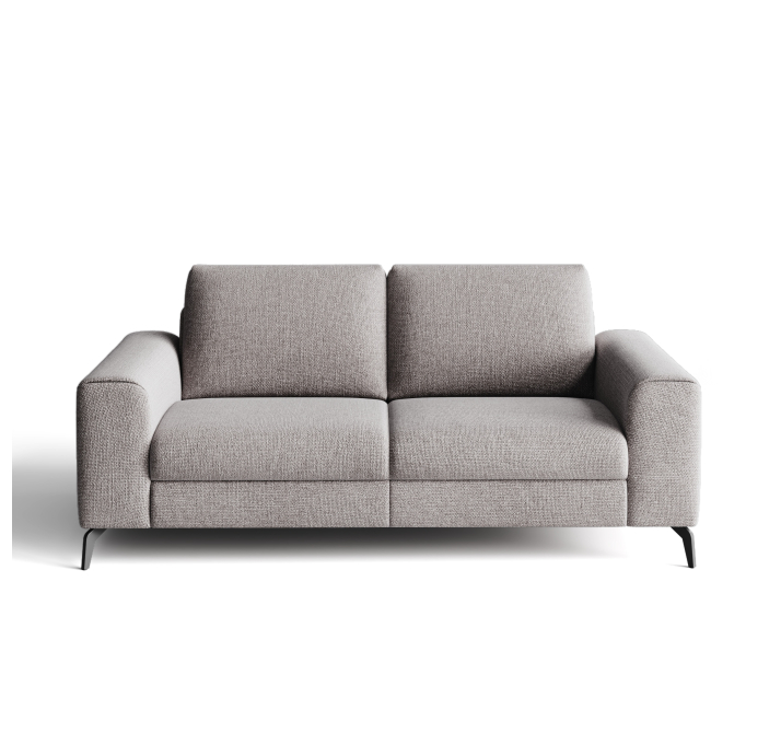 Диван DONATO B100-220-100B/WEMBLEY PERLE/VISCOTEX/01 BLACK/