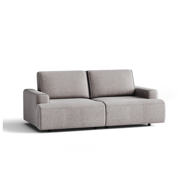 Диван MONAMI B103-220-103B/WEMBLEY PERLE/VISCOTEX/встроенные/