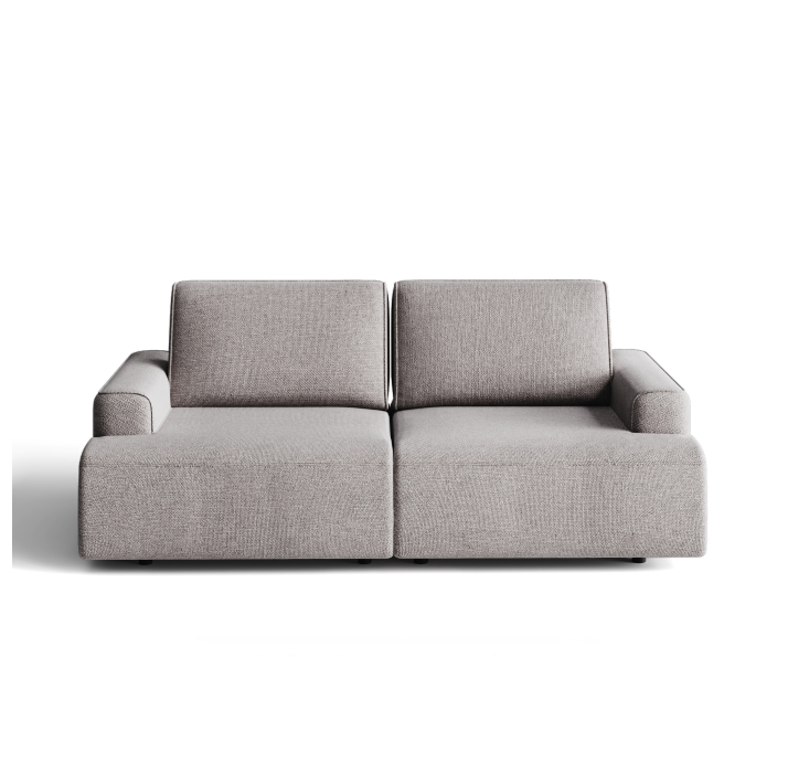 Диван MONAMI B103-220-103B/WEMBLEY PERLE/VISCOTEX/встроенные/