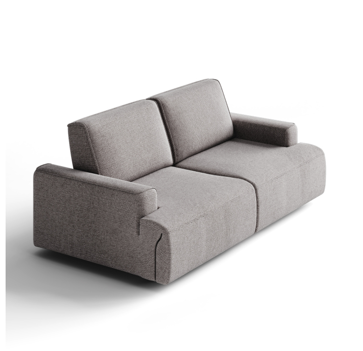 Диван MONAMI B103-220-103B/WEMBLEY PERLE/VISCOTEX/встроенные/