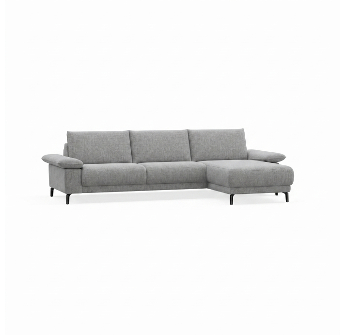 Диван Sereno B98-300-165L/WEMBLEY PERLE/BULTEX/01 BLACK/