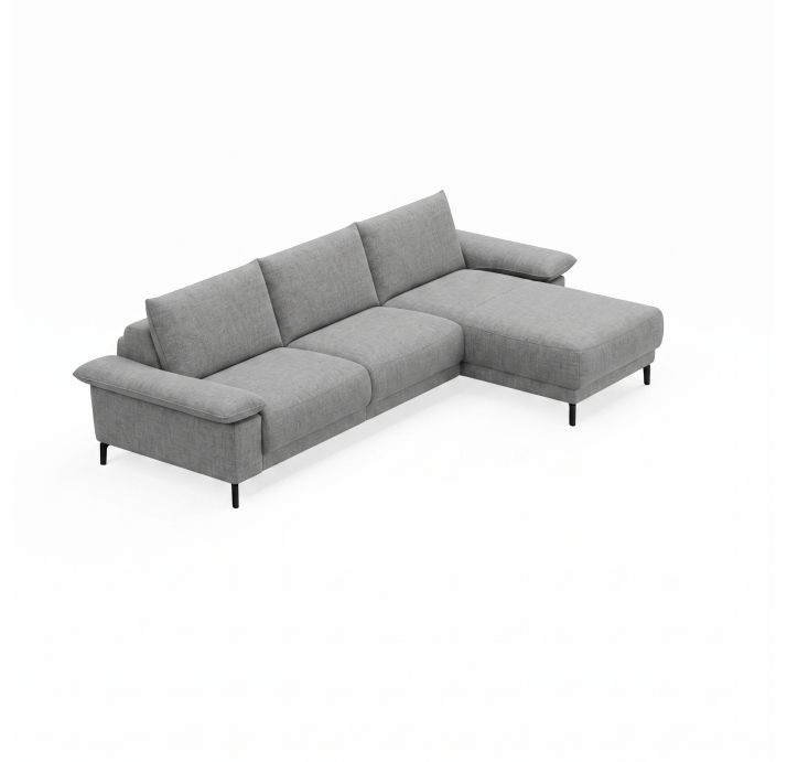 Диван Sereno B98-300-165L/WEMBLEY PERLE/BULTEX/01 BLACK/