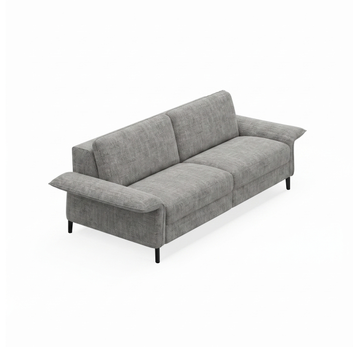 Диван ADORA B93-220-93B/WEMBLEY PERLE/BULTEX/01BL BLACK/