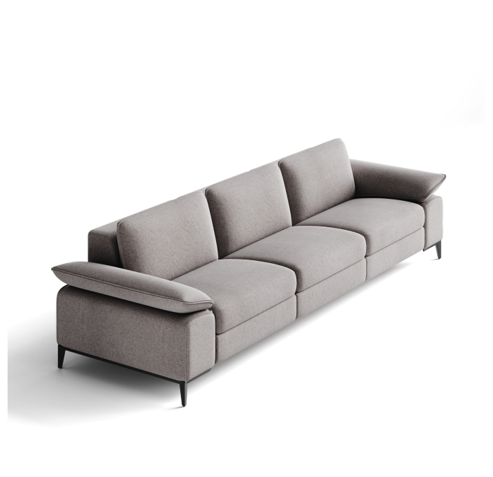 Диван COLUMBIA B93-280-93B/WEMBLEY PERLE/BULTEX/03BL BLACK/