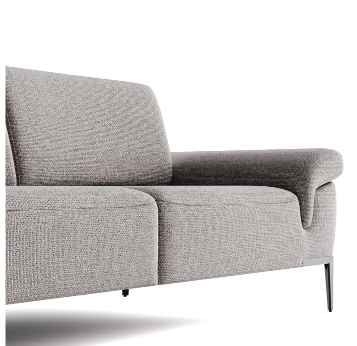 Диван WAVE B98-280-98B/WEMBLEY PERLE/BULTEX/01 BLACK/