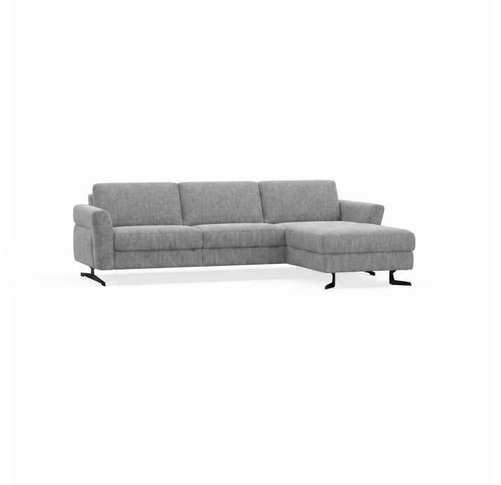 Диван TAMOUR B93-300-160L/WEMBLEY PERLE/BULTEX/01 BLACK/