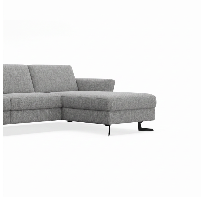 Диван TAMOUR B93-300-160L/WEMBLEY PERLE/BULTEX/01 BLACK/