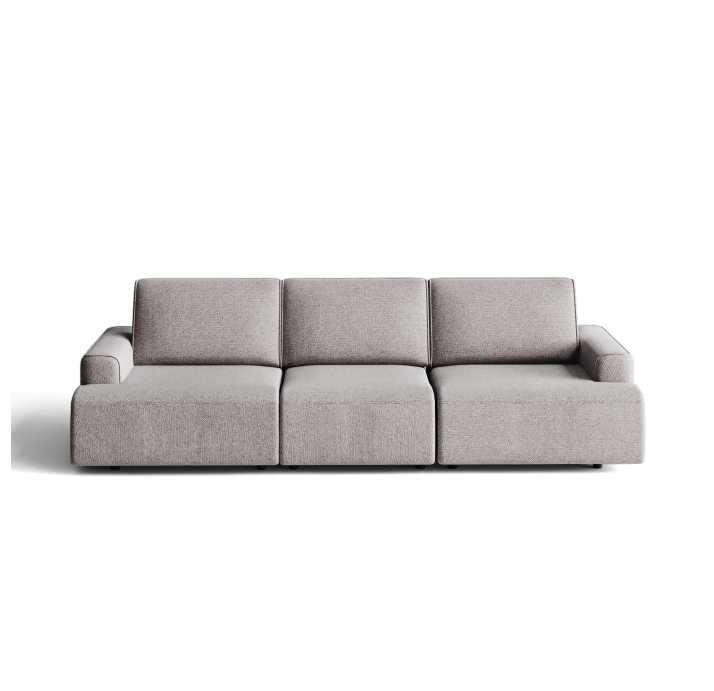 Диван MONAMI B103-280-103B/WEMBLEY PERLE/VISCOTEX/встроенные/