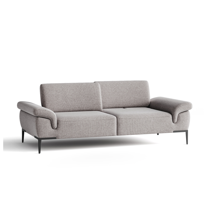 Диван WAVE B98-220-98B/WEMBLEY PERLE/BULTEX/01 BLACK/