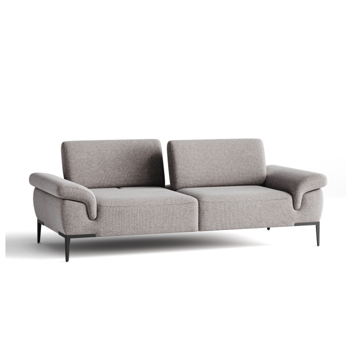 Диван WAVE B98-220-98B/WEMBLEY PERLE/BULTEX/01 BLACK/