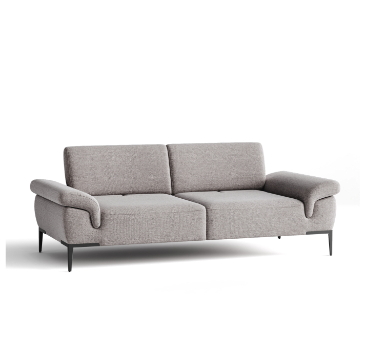 Диван WAVE B98-220-98B/WEMBLEY PERLE/BULTEX/01 BLACK/