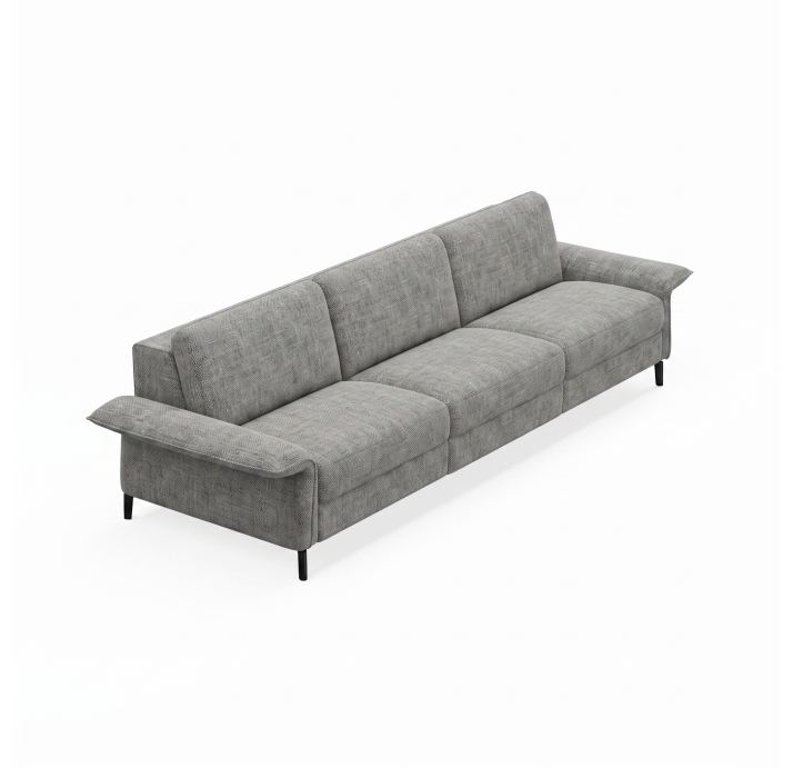Диван ADORA B93-280-93B/WEMBLEY PERLE/BULTEX/01BL BLACK/