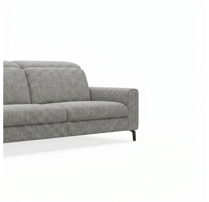 Диван FONTANE B100-280-100B/WEMBLEY PERLE/HR40/01BL/E,E