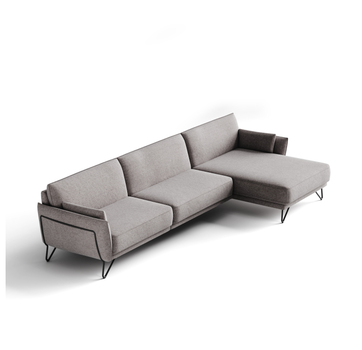 Диван MONTEGO B90-300-151L/WEMBLEY PERLE/BULTEX/01BL/