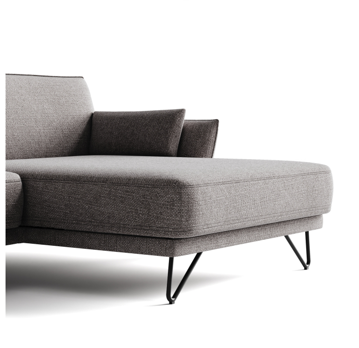 Диван MONTEGO B90-300-151L/WEMBLEY PERLE/BULTEX/01BL/