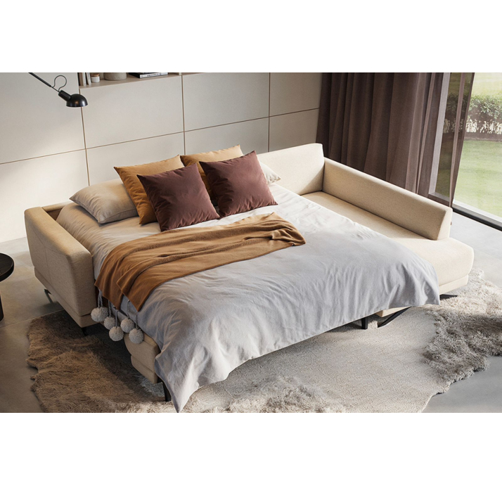 Диван NUBO B100-265-205S/57/LUANDO SILVER/FORMATEX/01BL BLACK/Se