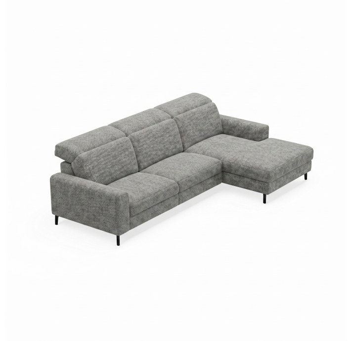 Диван FONTANE B100-300-167L/AMIRI CARBON/BULTEX/01BL/E