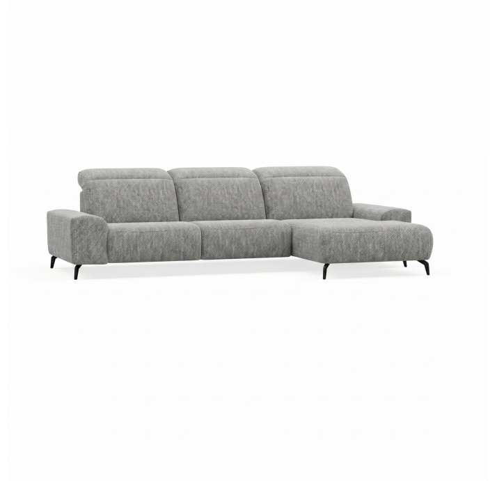 Диван ROMANO B110-300-167L/57/AMIRI CARBON/VISCOTEX/01BL/E