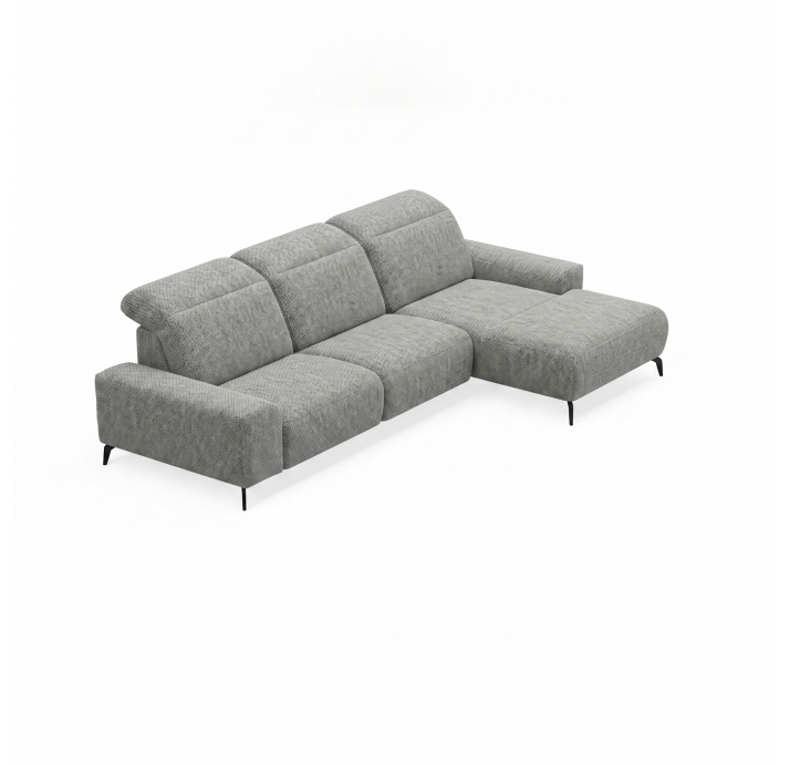 Диван ROMANO B110-300-167L/57/AMIRI CARBON/VISCOTEX/01BL/E