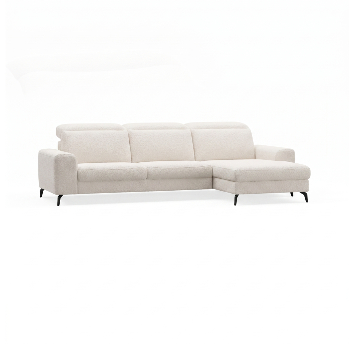 Диван DONATO B100-300-167L/VIVA OFFWHITE/VISCOTEX/01BL/E