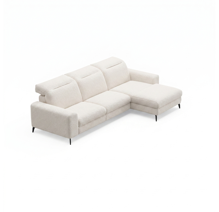 Диван DONATO B100-300-167L/VIVA OFFWHITE/VISCOTEX/01BL/E