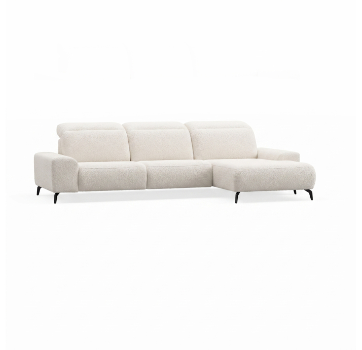 Диван ROMANO B110-300-167L/57/VIVA OFFWHITE/VISCOTEX/01BL/E