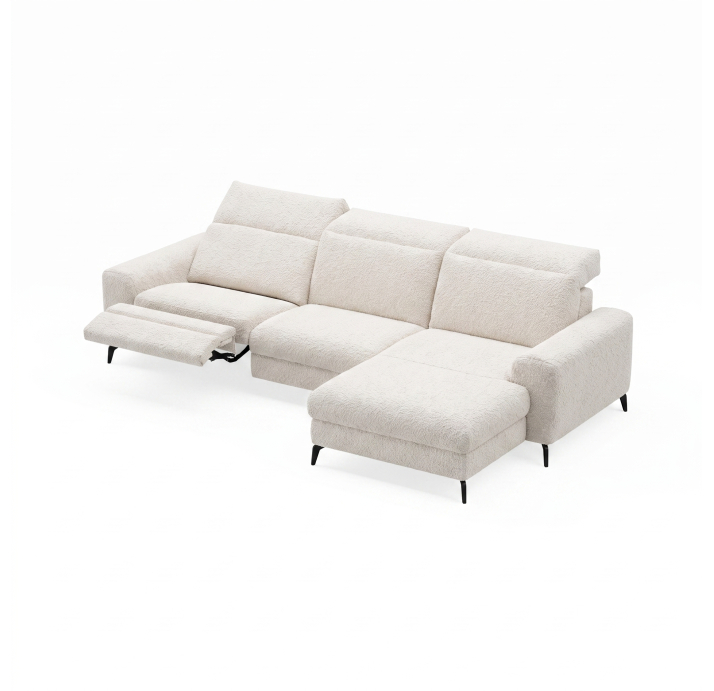 Диван DONATO B100-300-167L/VIVA OFFWHITE/VISCOTEX/01BL/E,MR