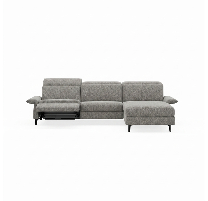 Диван ADORA B93-300-162L/AMIRI CARBON/BULTEX/03BL/E,R