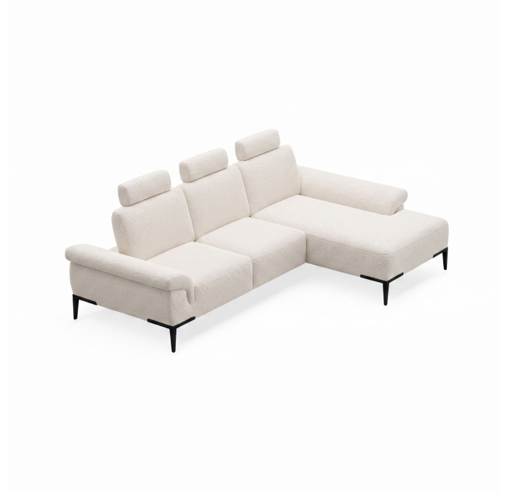 Диван WAVE B98-300-165L/VIVA OFFWHITE/BULTEX/01BL/E