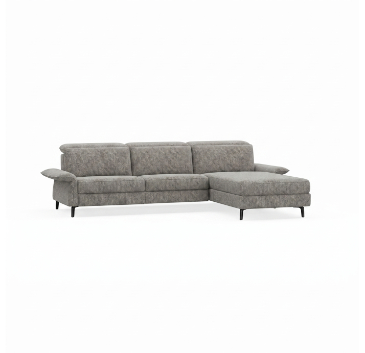 Диван ADORA B93-300-162L/AMIRI CARBON/BULTEX/03BL/E
