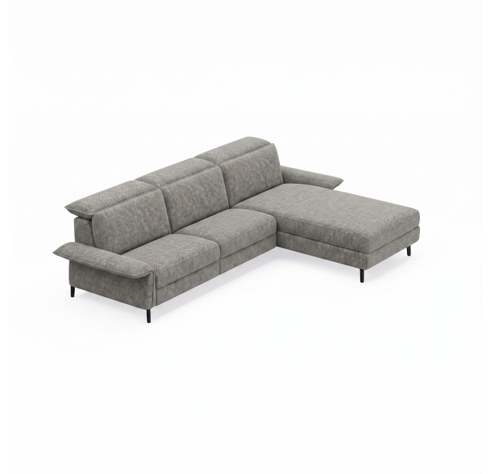 Диван ADORA B93-300-162L/AMIRI CARBON/BULTEX/03BL/E