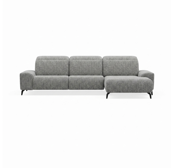 Диван ROMANO B110-300-167L/57/AMIRI CARBON/VISCOTEX/01BL/E,MR