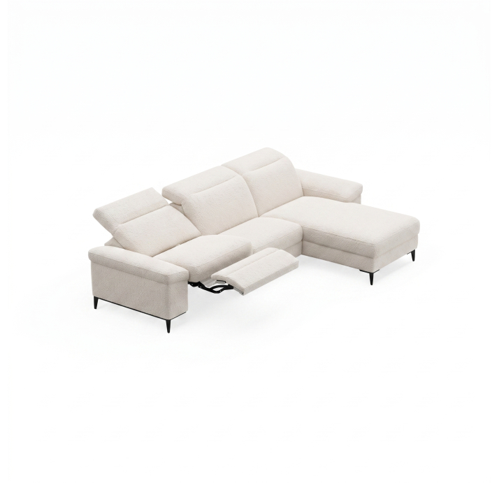 Диван CADINI B93-300-162L/VIVA OFFWHITE/BULTEX/01BL/E,R