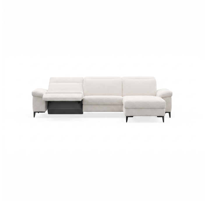 Диван CADINI B93-300-162L/VIVA OFFWHITE/BULTEX/01BL/E,R