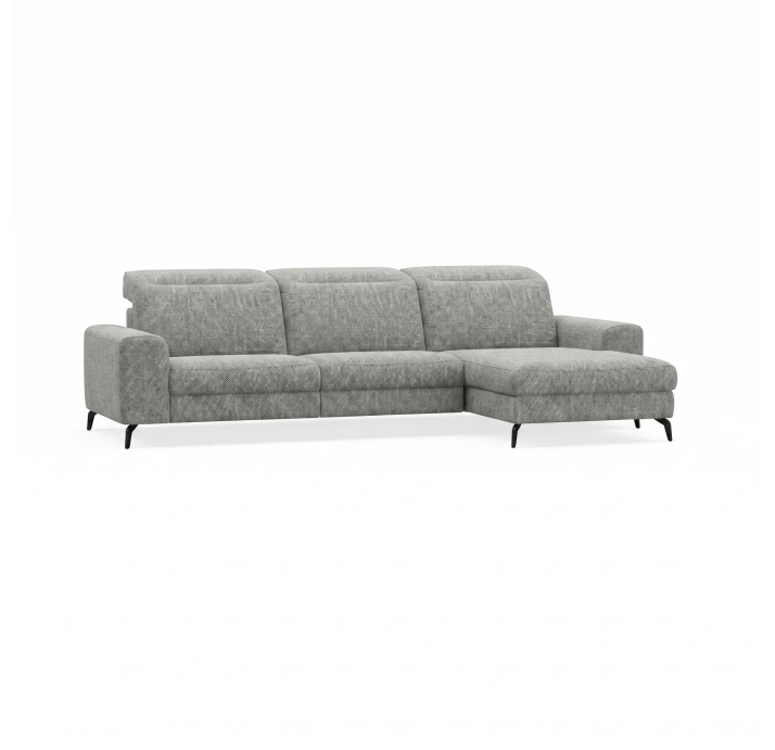 Диван DONATO B100-300-167L/AMIRI CARBON/VISCOTEX/01BL/E