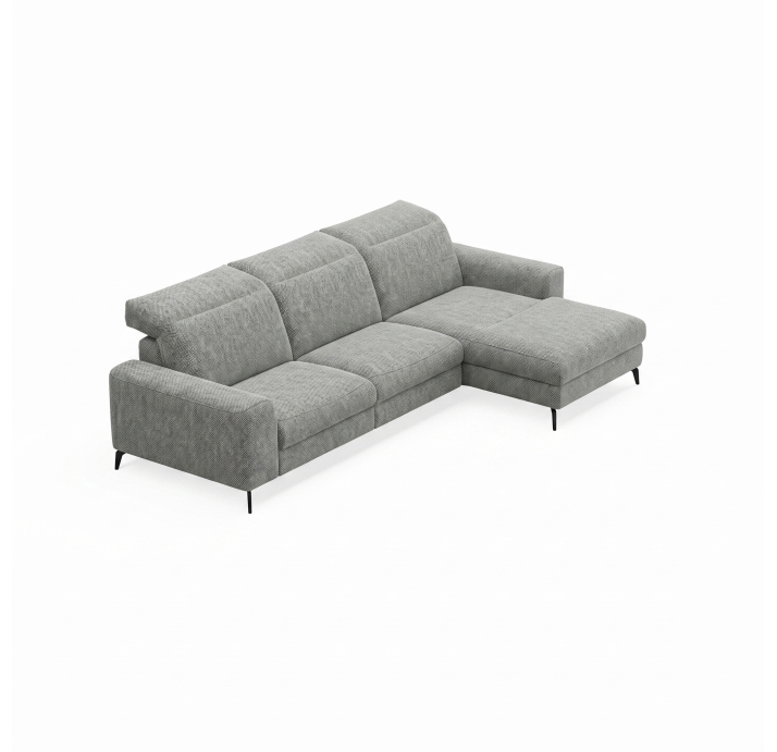 Диван DONATO B100-300-167L/AMIRI CARBON/VISCOTEX/01BL/E