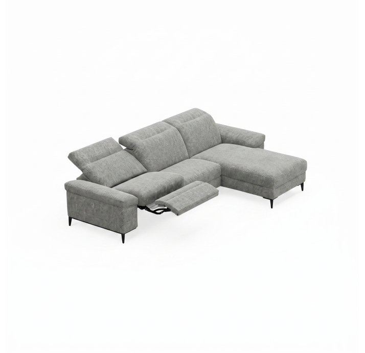 Диван CADINI B93-300-162L/AMIRI CARBON/BULTEX/01BL/E,R