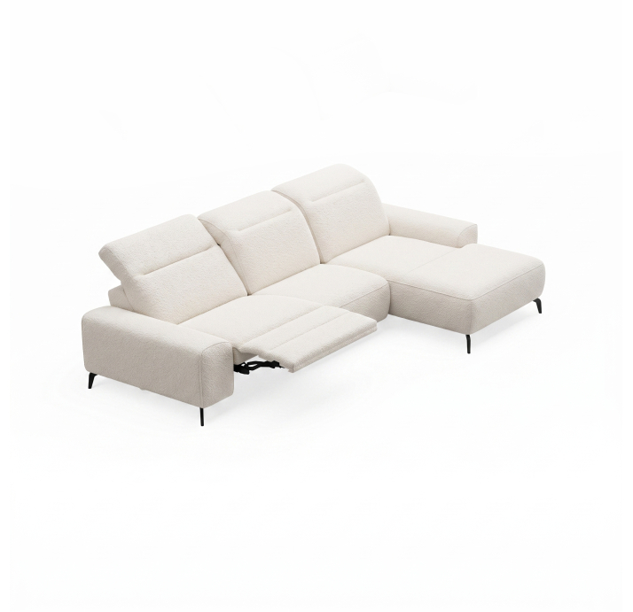 Диван ROMANO B110-300-167L/57/VIVA OFFWHITE/VISCOTEX/01BL/E,MR