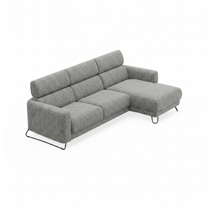 Диван MATHEO B100-300-167L/AMIRI CARBON/DYNASPRING/03BL/E