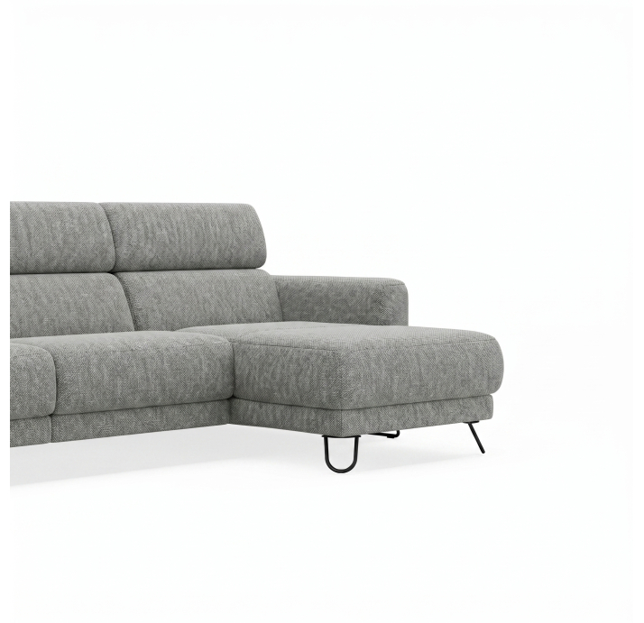 Диван MATHEO B100-300-167L/AMIRI CARBON/DYNASPRING/03BL/E