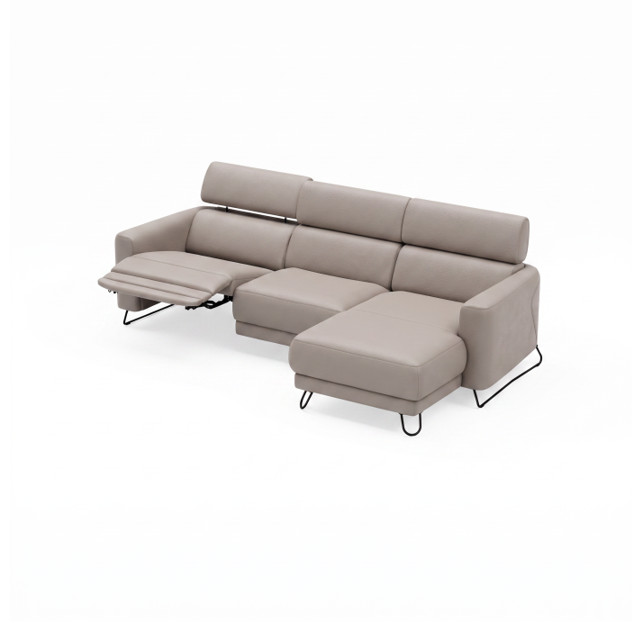 Диван MATHEO B100-300-167L/MONTANA PERLE/DYNASPRING/03BL/E,Z,R