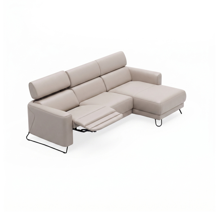 Диван MATHEO B100-300-167L/MONTANA PERLE/DYNASPRING/03BL/E,Z,R