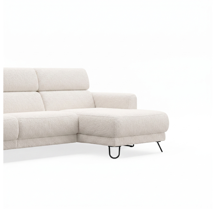Диван MATHEO B100-300-167L/VIVA OFFWHITE/DYNASPRING/03BL/E,Z,R