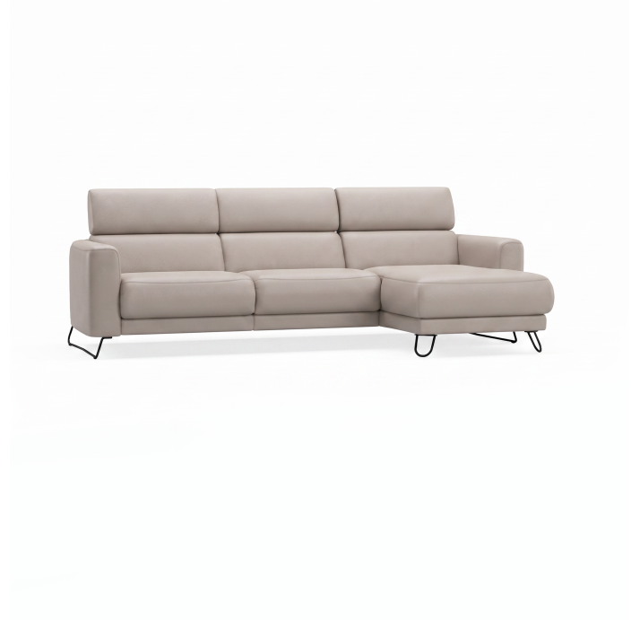 Диван MATHEO B100-300-167L/MONTANA PERLE/DYNASPRING/03BL/E