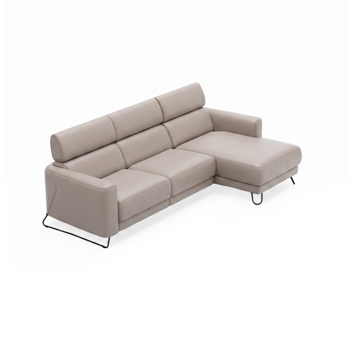 Диван MATHEO B100-300-167L/MONTANA PERLE/DYNASPRING/03BL/E
