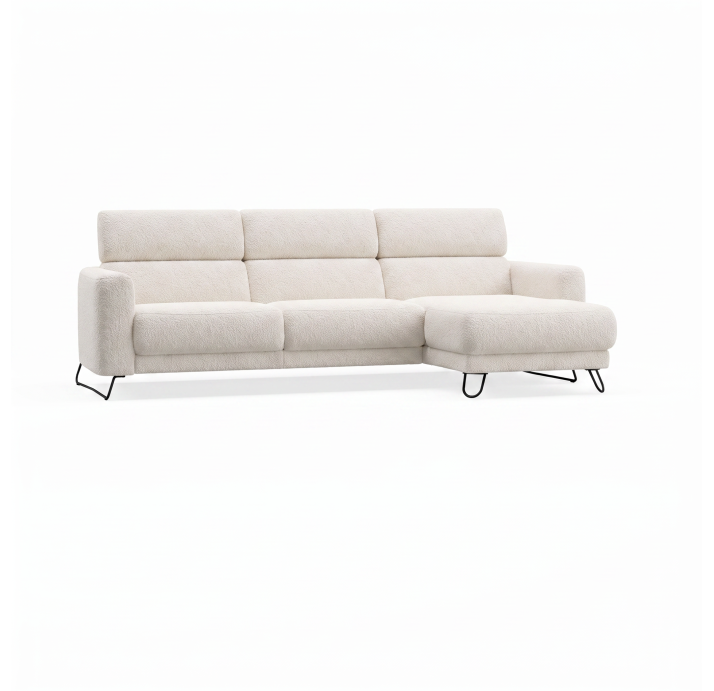 Диван MATHEO B100-300-167L/VIVA OFFWHITE/DYNASPRING/03BL/E