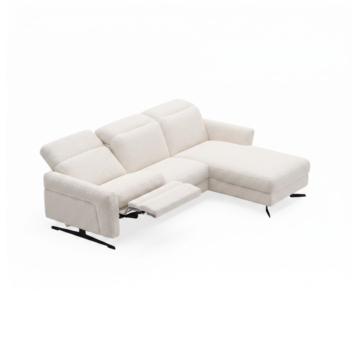 Диван TAMOUR B93-300-160L/VIVA OFFWHITE/BULTEX/03BL/E,R